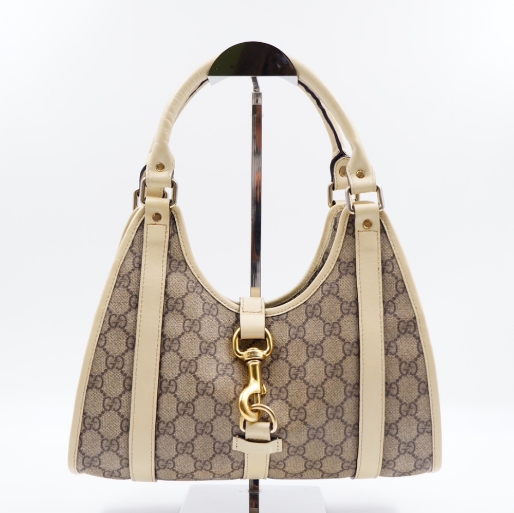 GUCCI GG Plus Monogram Jackie Shoulder Bag